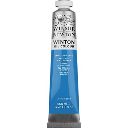 Tinta Óleo Winton Winsor & Newton 200ml - Cerulean Blue Hue