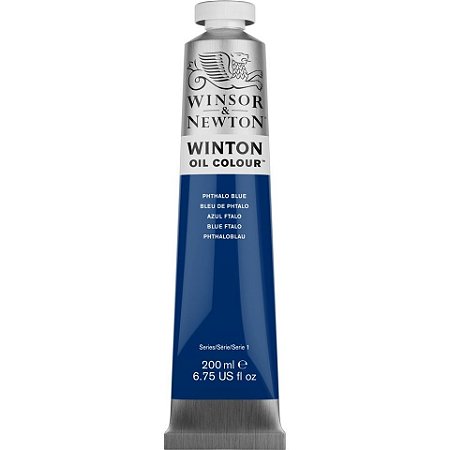 Tinta Óleo Winton Winsor & Newton 200ml - Phthalo Blue