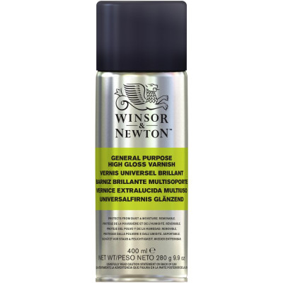 Verniz Spray Winsor & Newton Alto Brilho 400ml