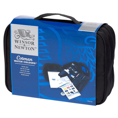 Conjunto de Aquarela Winsor & Newton Cotman Travel Bag