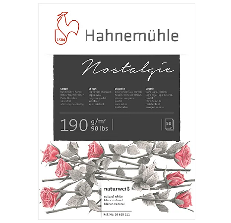 Bloco Nostalgie Sketch Hahnemuhle 190g A2 - 50 Folhas