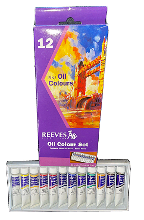 Reeves Oil Colour Set 12x12ml