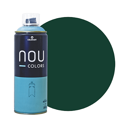 Tinta Spray NOU Colors 400mL - Verde Escuro