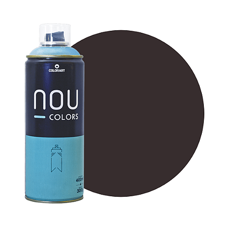 Tinta Spray NOU Colors 400mL - Marrom Balança