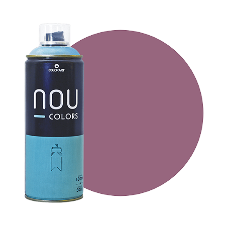 Tinta Spray NOU Colors 400mL - Rosa Antigo