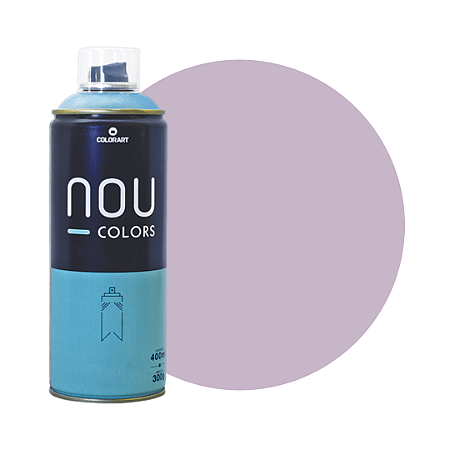 Tinta Spray NOU Colors 400mL - Rosa Tricô