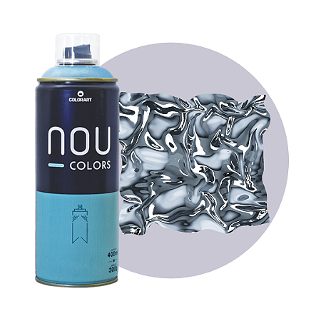 Tinta Spray NOU Colors 400mL - Cromo