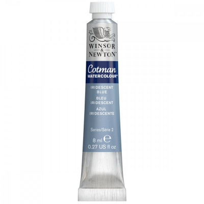 Tinta Aquarela Cotman Winsor & Newton Tubo 8ml - Iridescent Blue (472)