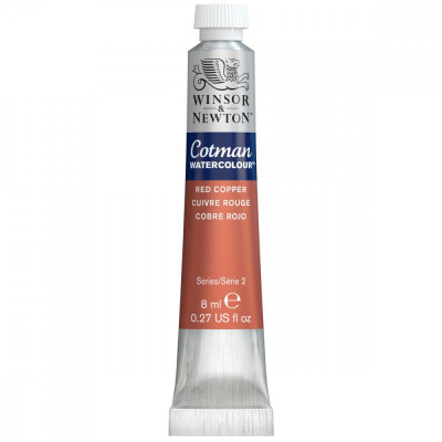 Tinta Aquarela Cotman Winsor & Newton Tubo 8ml - Red Copper (471)