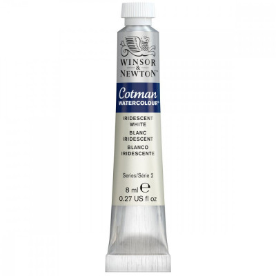 Tinta Aquarela Cotman Winsor & Newton Tubo 8ml - Iridescent White (330)