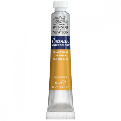 Tinta Aquarela Cotman Winsor & Newton Tubo 8ml - Yellow Gold (088)