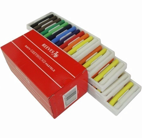 Pastel Seco Reeves Sala De Aula - 05 Jogos de 12 Cores