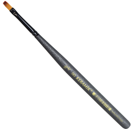 Pincel Mini Brush Chato Keramik 383 - 10/0