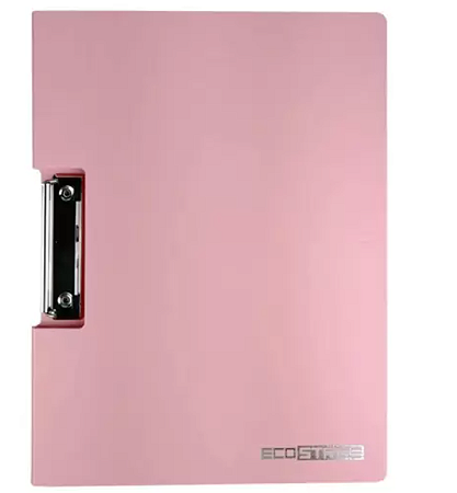 Prancheta Prendedor Horizontal A4 YES - Ecostripe Rosa