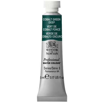 Tinta Aquarela Profissional Winsor & Newton Tubo 5ml S3 - Cobalt Green Deep (185)
