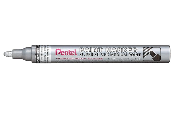 Pentel Paint Marker MMP10-X Mediumn Point - Prata