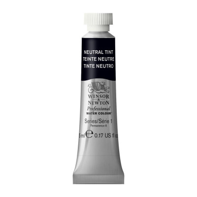 Tinta Aquarela Profissional Winsor & Newton Tubo 5ml S1 - Neutral Tint (430)