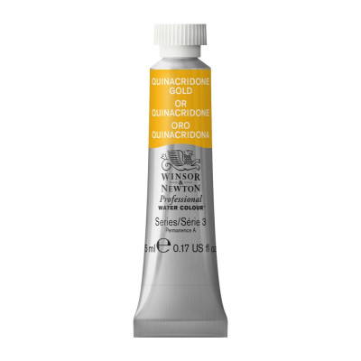 Tinta Aquarela Profissional Winsor & Newton Tubo 5ml S3 - Quinacridone Gold (547)