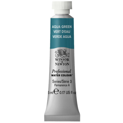 Tinta Aquarela Profissional Winsor & Newton Tubo 5ml S3 - Aqua Green (697)