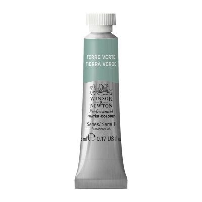 Tinta Aquarela Profissional Winsor & Newton Tubo 5ml S1 - Terre Verte (637)