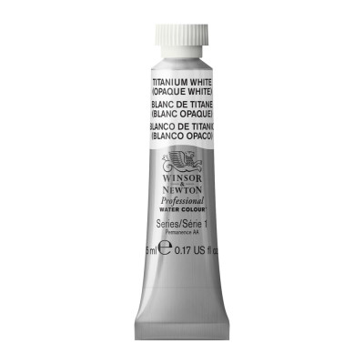 Tinta Aquarela Profissional Winsor & Newton Tubo 5ml S1 - Titanium White (644)