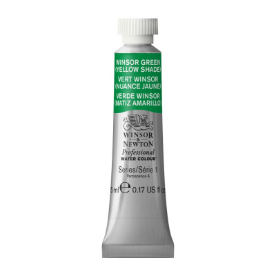 Tinta Aquarela Profissional Winsor & Newton Tubo 5ml S1 - Winsor Green (Yellow Shade) (721)