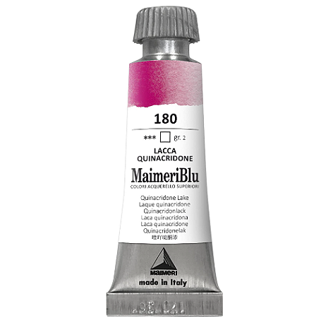 Maimeriblu Tubo De Aquarela 12ml - 180 Lago Quinacridona