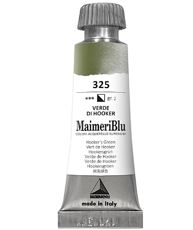 Maimeriblu Tubo De Aquarela 12ml - 325 Hooker's Green