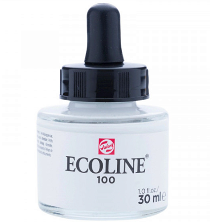 Aquarela Líquida Ecoline Talens 30ml - 100 Branco