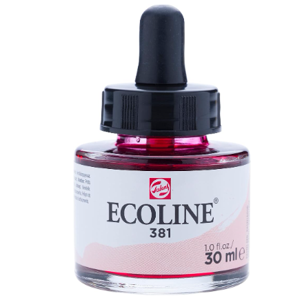 Aquarela Líquida Ecoline Talens 30ml - 381 Rouge Pastel