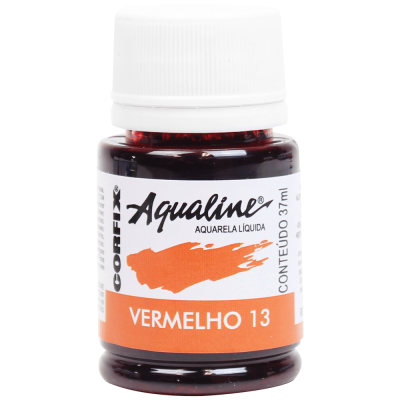 Aquarela Líquida Aqualine Corfix 37ml - Vermelho (13)