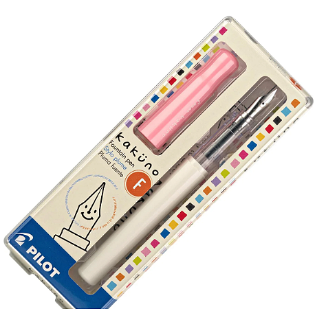 Caneta Tinteiro Pilot Kakuno Rosa Claro - Ponta Fina