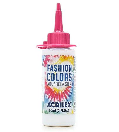 Tinta Aquarela Silk Fashion Colors Acrilex 60ml - 500 Clareador Incolor