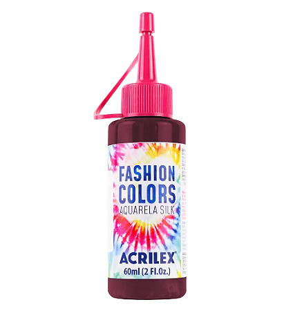 Tinta Aquarela Silk Fashion Colors Acrilex 60ml - 565 Vinho