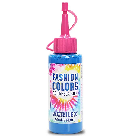 Tinta Aquarela Silk Fashion Colors Acrilex 60ml - 503 Azul Celeste