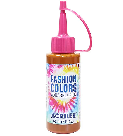 Tinta Aquarela Silk Fashion Colors Acrilex 60ml - 539 Siena Natural