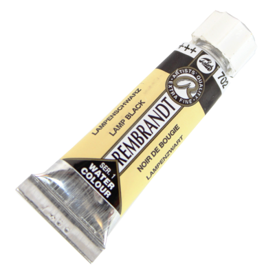 Tinta Aquarela Rembrandt 10ml Série 1 - Preto Médio (702)