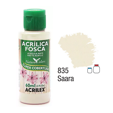 Tinta Acrílica Fosca Acrilex 60mL - Saara (835)