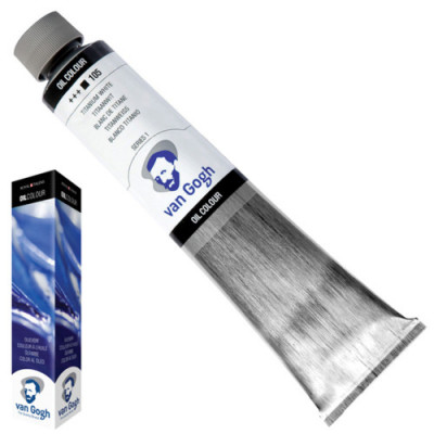 Tinta Óleo Van Gogh Talens 200ml -  Branco Titâneo 200ml