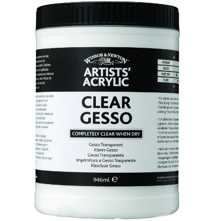 Gesso Transparente Artists' Acrylic Winsor & Newton - 946ml