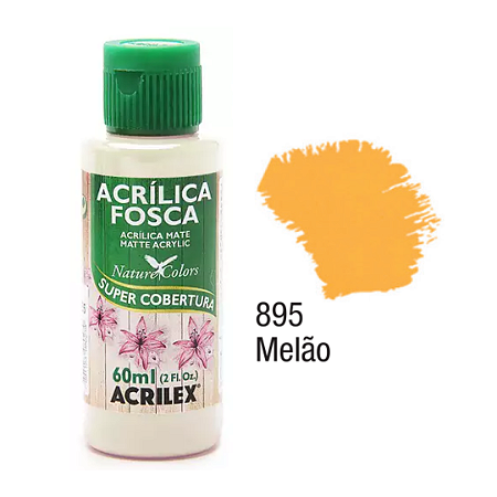 Tinta Acrílica Fosca Acrilex 60mL - Melão (895)