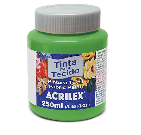 Tinta Para Tecido Fosca Acrilex 250ml - 510 Verde Folha