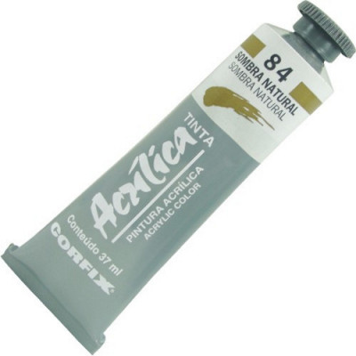 Tinta Acrilica Corfix 37mL - Sombra Natural (84)