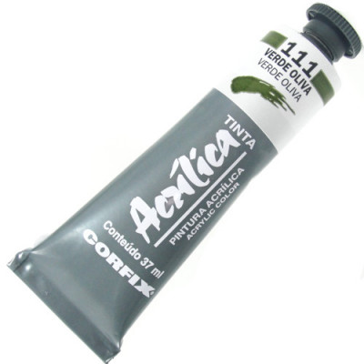Tinta Acrilica Corfix 37mL - Verde Oliva (111)