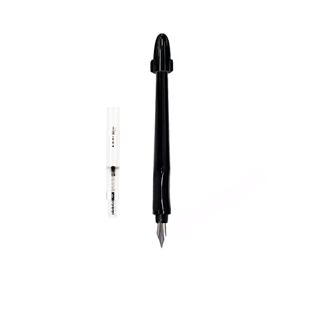 Caneta Tinteiro Extra Fina Penmanship Preta Pilot + Conversor CON-40 Pilot