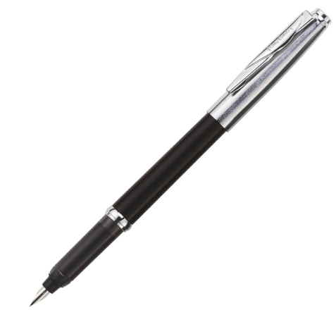 Caneta Tinteiro Pierre Cardin Penomatic - Preto/Prata
