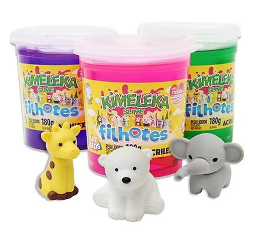 Kimeleka Slime Acrilex 180g - Filhotes
