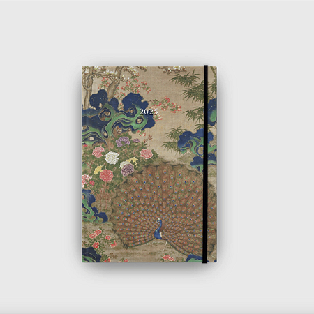 Agenda Diária de Capa Dura 2025 Folk Books - Ornamento Japonês