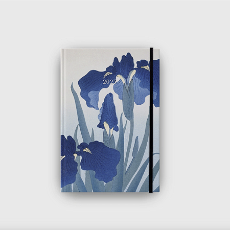 Agenda Diária de Capa Dura 2025 Folk Books - Ohara Koson