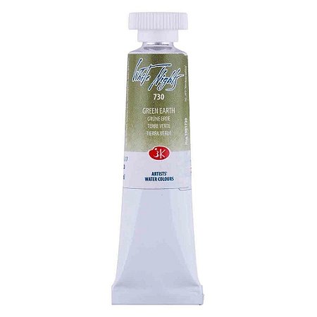 Tinta Aquarela em Tubo White Nights - Green Earth (730)